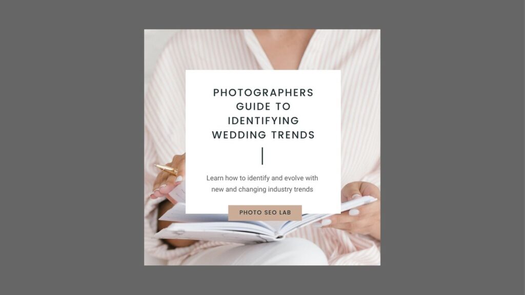 photographers guide to wedding trends illustration