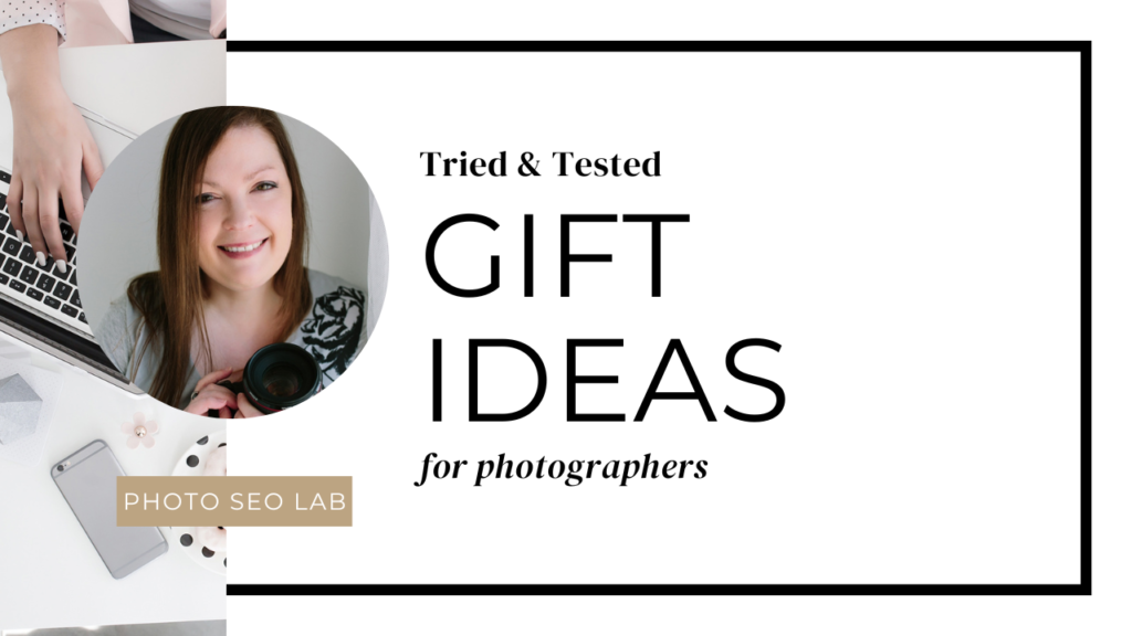 gift ideas for photographers graphic