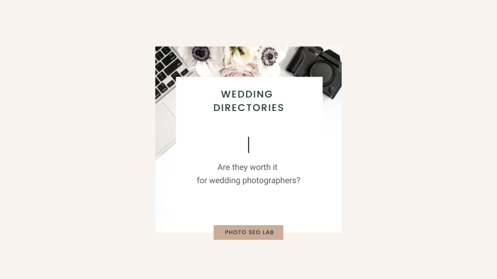 illustration showing wedding directories: Are they worth it for wedding photographers?